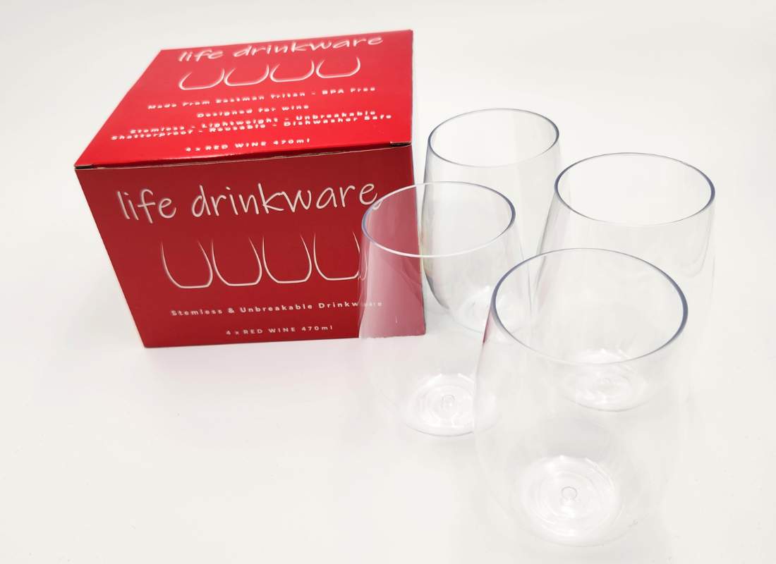 CYCA Life Drinkware - 4 x red wine glasses